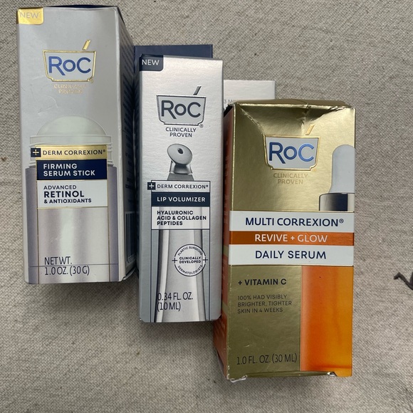 RoC Multi Correxion Revive + Glow Daily Serum - Gold and White